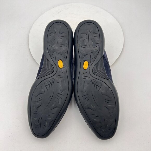 Harrys of London Men Size 9.5 Blue Navy Suede Vibram Sole Ankle Chukka Boot - Picture 8 of 13